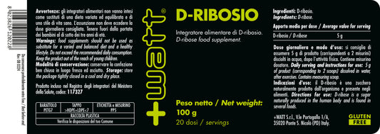 D-RIBOSIO (per sport con brevi pause)