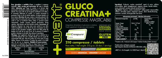 GLUCO CREATINA+ COMPRESSE MASTICABILI