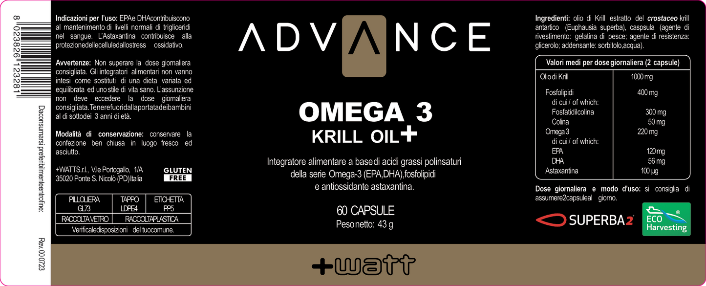 OMEGA 3 KRILL OIL+