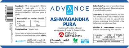 ASHWAGANDHA (per la gestione dello stress e del cortisolo elevato)