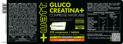 GLUCO CREATINA+ COMPRESSE MASTICABILI